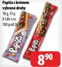 Partner Maloobchodní síť Papita s krémem nabídka