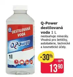 Teta Q-Power destilovaná voda 1 L nabídka