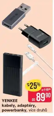 Teta YENKEE kabely, adaptéry, powerbanky nabídka