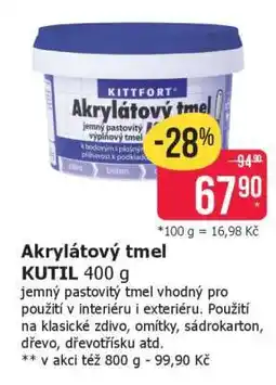 Teta Akrylátový tmel KUTIL 400 g nabídka