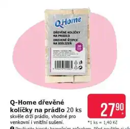 Teta Q-Home dřevěné kolíčky na prádlo nabídka