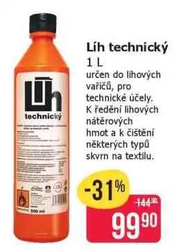 Teta Líh technický nabídka