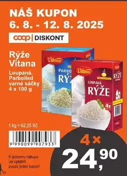 COOP DISKONT Rýže Vitana nabídka