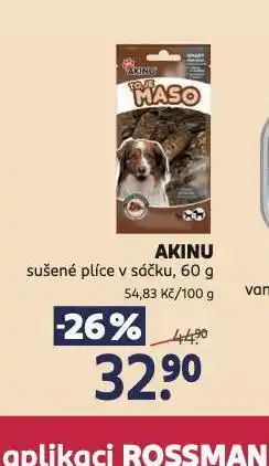 Rossmann Akinu sušené plíce v sáčku nabídka