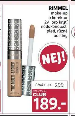Rossmann Rimmel make-up nabídka