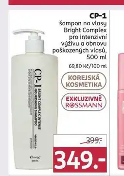 Rossmann Cp-1 šampon nabídka