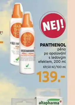 Rossmann Panthenol pěna po opalování nabídka