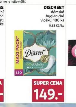 Rossmann Discreet dámské hygienické vložky nabídka