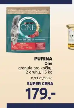 Rossmann Purina one granule pro kočky nabídka