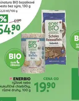 Rossmann Enerbio rýžové nebo kukuřičné chlebíčky nabídka