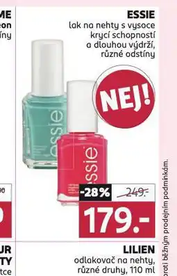 Rossmann Essie lak na nehty nabídka