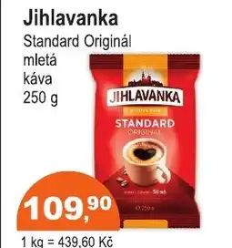 COOP DISKONT Jihlavanka Standard Originál mletá káva nabídka