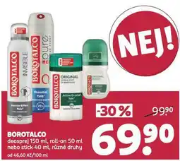 Rossmann Borotalco deosprej nabídka