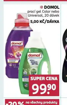 Rossmann Domol prací gel nabídka