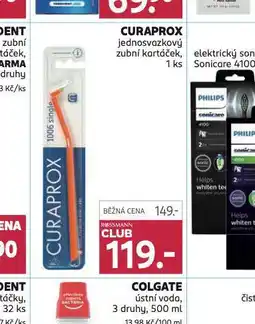 Rossmann Curaprox jednosvazkový zubní kartáček nabídka