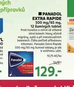 Rossmann Panadol extra rapide nabídka