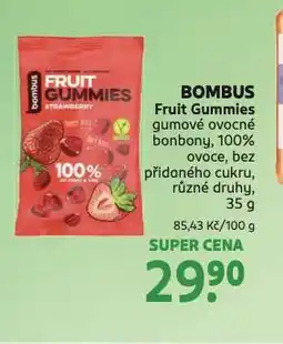 Rossmann Bombus fruit gummies ovocné kousky s mangem nabídka