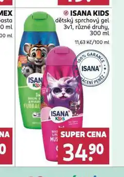 Rossmann Isana kids dětský sprchový gel nabídka