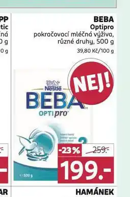 Rossmann Beba optipro pokračovací kojenecká výživa nabídka