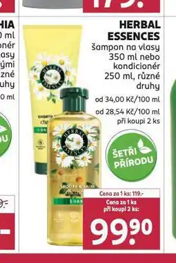 Rossmann Herbal essences šampon, kondicioner nabídka