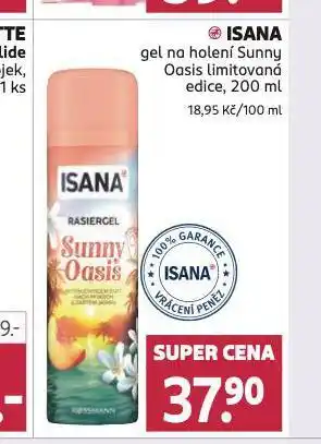 Rossmann Isana gel na holení nabídka