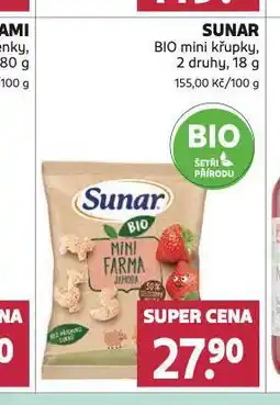 Rossmann Sunar bio mini křupky nabídka
