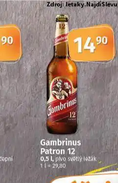 Coop Pivo gambrinus nabídka