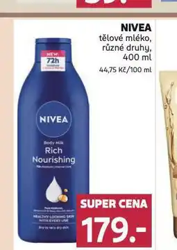 Rossmann Nivea tělové mléko nabídka