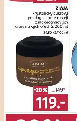 Rossmann Ziaja krystalický cukrový peeling nabídka