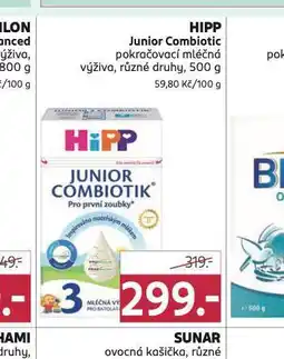 Rossmann Hipp junior combiotik nabídka