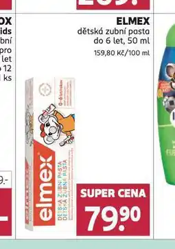 Rossmann Elmex dětská zubní pasta nabídka