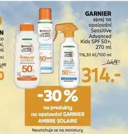 Rossmann Garnier sprej na opalování nabídka