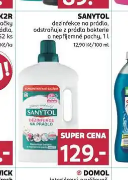 Rossmann Sanytol dezinfekce na prádlo nabídka