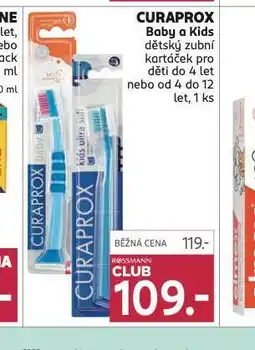 Rossmann Curaprox baby a kids dětský zubní kartáček nabídka