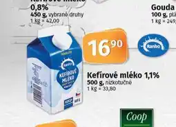 Coop Kefírové mléko nabídka