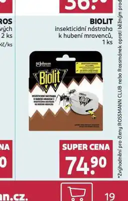 Rossmann Biolit insekticidní nástraha nabídka