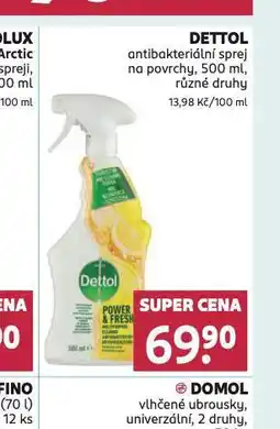 Rossmann Dettol antibakteriální sprej na povrchy nabídka