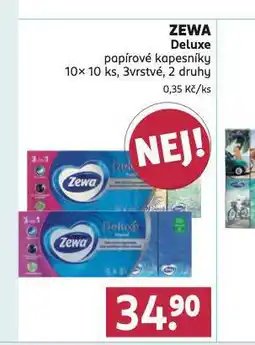 Rossmann Zewa deluxe papírové kapesníky nabídka
