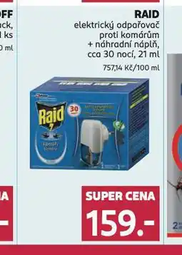 Rossmann Raid elektrický odpařovač proti komárům nabídka