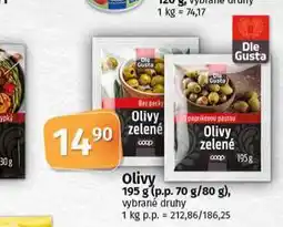 Coop Olivy nabídka