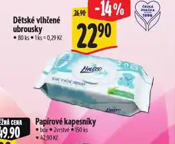 Albert Linteo baby dětské vlhčené ubrousky nabídka