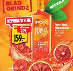 Albert Fernet stock blood orange 27% nabídka