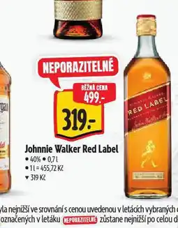 Albert Johhnie walker red label nabídka