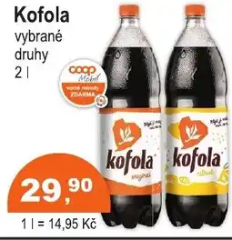 COOP DISKONT Kofola nabídka