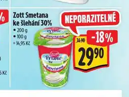 Albert Zott primo smetana ke šlehání nabídka