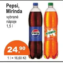 COOP DISKONT Pepsi, Mirinda nabídka