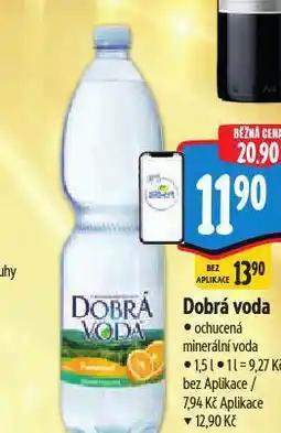 Albert Dobrá voda ochucená nabídka