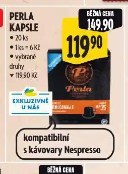 Albert Perla kávové kapsle nabídka