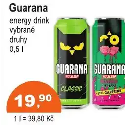 COOP DISKONT Guarana energy drink nabídka