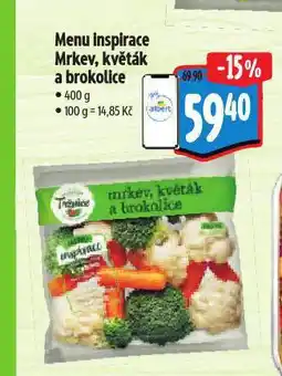 Albert Menu inspirace mix květák, mrkev a brokolice nabídka